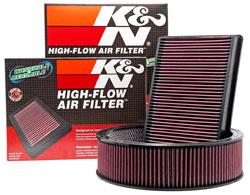 K&N High Flow Drop In Replacement Air Filter